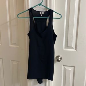Frenchi Nordstrom tank top. Black. 97% poly, 3% spandex.